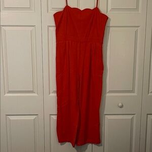 Nicole Miller Vibrant Red Strapless Top